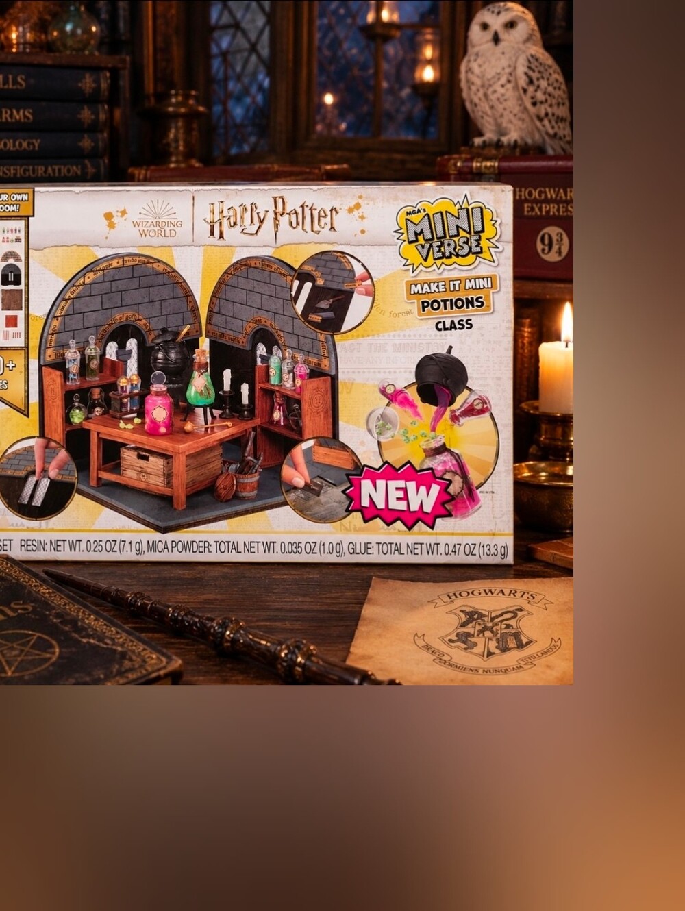 Harry Potter Miniverse Make It Mini Potions Class 100+ Pieces NEW Sealed